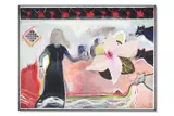 Untitled (swans were) by Suzy O'Mullane, 2022, Mixed media on canvas, laid to board, sold May 2025
