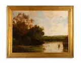 Out of this world series by James Perkins Studio, Oil on canvas, sold May 2025