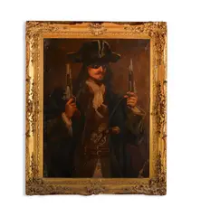 The rogue by James Perkins Studio, Oil and acrylic on canvas, sold May 2025