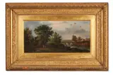 Out of this world series, ufo 07 by James Perkins Studio, Oil on canvas, sold May 2025