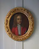 PORTRAIT OF A BOY Oil by Garret Morphy, Oil on canvas, oval, sold May 2025