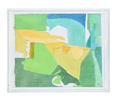 Untitled by Ewart Johns, Oil on canvas laid to board, sold Apr 2025