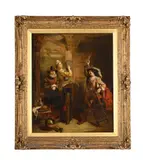 The toast by Daniel Pasmore I, Oil on canvas, sold Apr 2025