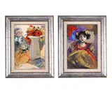 Roselles; muñeca china by Ana Perpinyà, Oil on board Both signed, offered Apr 2025