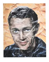 Steve mcqueen by John McCarthy, 2010, Acrylic on canvas, offered Apr 2025