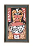 Athene by Ewart Johns, Oil on board, sold Apr 2025