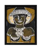 Untitled (head study) by Ewart Johns, Oil on canvas, offered Apr 2025