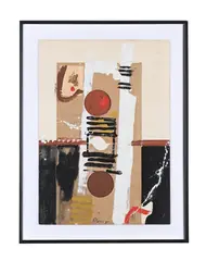 Untitled by Keith Patterson, Mixed media and collage, sold Apr 2025