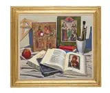 Russian icons by Valentin Chuikov, 1984, Oil on canvas, sold Apr 2025