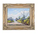 Westbrook, wiltshire by Walter James Steggles, Oil on canvas-board, sold Apr 2025