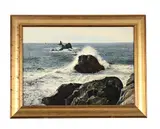 Point de raz finistere, brittany by Didier Merceret, Oil on canvas, sold Apr 2025