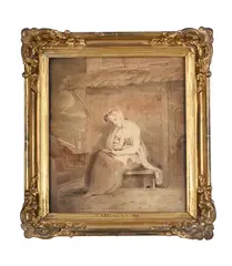 A mother's concern by Richard Westall, Watercolour, offered Apr 2025