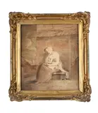 A mother's concern by Richard Westall, Watercolour, offered Apr 2025