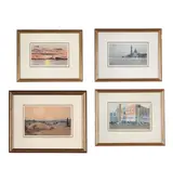 A set of four italian views by John Doyle, Watercolour and gouache Each singed with monogram, sold Apr 2025