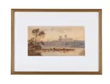 A view of lincoln by Albert Goodwin, Watercolour and pencil, sold Apr 2025