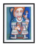 Le roi et l'oiseau by Louis Marchand des Raux, Pastel, offered Apr 2025