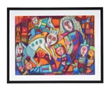 Allegory of the beast by Louis Marchand des Raux, Pastel, offered Apr 2025