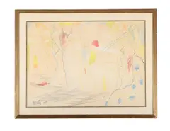Untitled (the musicians) by Raymond Moretti, drawing, sold Apr 2025