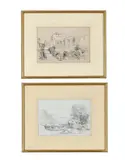 Untitled by Victor Pillement, Pencil and black and white chalk, a pair The second signed and dated '1807', offered Apr 2025