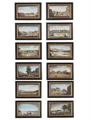Twelve views of london by Jacob Maurer, print (other), sold Apr 2025