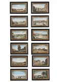 Twelve views of london by Jacob Maurer, print (other), sold Apr 2025