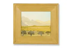 Near argos, greece by André Dzierzynski, Oil on board, sold Apr 2025
