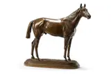 An equestrian bronze 'cheval debout' by Isidore Bonheur, BRONZE, sold Mar 2025