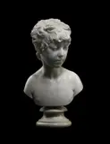 A marble portrait bust of a child, dated 1832 by Henry Weekes R.a, 1832, sculpture, sold Mar 2025