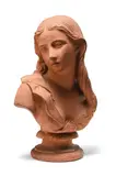 A terracotta figure of dorothea, dated 1875 by John Bell, 1875, sculpture, sold Mar 2025