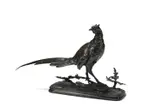 An animalier bronze 'faisan debout', 19th century by Ferdinand Pautrot, BRONZE, sold Mar 2025