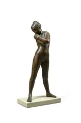A bronze figure of a standing female nude by Robert Cook, 1989, BRONZE, sold Mar 2025
