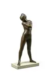 A bronze figure of a standing female nude by Robert Cook, 1989, BRONZE, sold Mar 2025