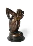 A bronze figure 'the awakening', circa 1925 by Friedrich Franz Brockmüller, BRONZE, sold Mar 2025