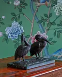 AN ANIMALIER BRONZE OF A PAIR OF PELICANS MID 20TH CENTURY Set by Giovanni Battista Ricci, BRONZE, sold Mar 2025