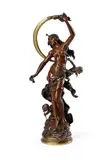 A bronze figure 'nuit d'ete', late 19th century by Louis Auguste Moreau, BRONZE, offered Mar 2025