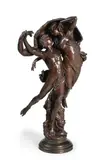 A large bronze figural group 'la danse', early 20th century by Eugène Marioton, BRONZE, offered Mar 2025
