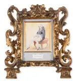 Lady seated in a fur coat by Otto Schoff, Watercolour over pencil, heightened with white, image, sold Mar 2025