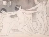 1911 by Eric Herald Macbeth Robertson, Pencil, signed and dated ‘January, sold Mar 2025