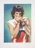 Mick With Harmonica II by Ronnie Wood, Wood, offered Mar 2025