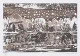 Night Fishing by Peter Doig, Etching with aquatint printed in colours, sold Mar 2025