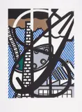 Une Fenêtre ouverte sur Chicago by Roy Lichtenstein, Etching with aquatint printed in colours, sold Mar 2025