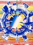 Miles by James Rosenquist, Screenprint in colours with pochoir, offered Mar 2025