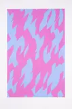 Magenta and Blue by Bridget Riley, Screenprint in colours, sold Mar 2025