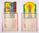New York Decals 1 & 2 by Joe Tilson, pencil, sold Mar 2025