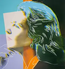 Ingrid Bergman by Andy Warhol, Screenprint in colours, sold Mar 2025