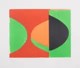 Camberwell Green by Terry Frost, Aquatint and woodcut printed in colours with collage, sold Mar 2025
