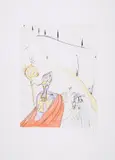 The Sacred Love of Gala by Salvador Dalí, Etching with drypoint and pochoir in colours, sold Mar 2025