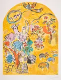 The Tribe of Joseph by Marc Chagall, Lithograph printed in colours, sold Mar 2025