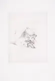 Le Bureaucrate by Salvador Dalí, Drypoint, sold Mar 2025