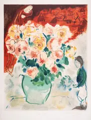 After by Marc Chagall, Lithograph printed in colours, sold Mar 2025